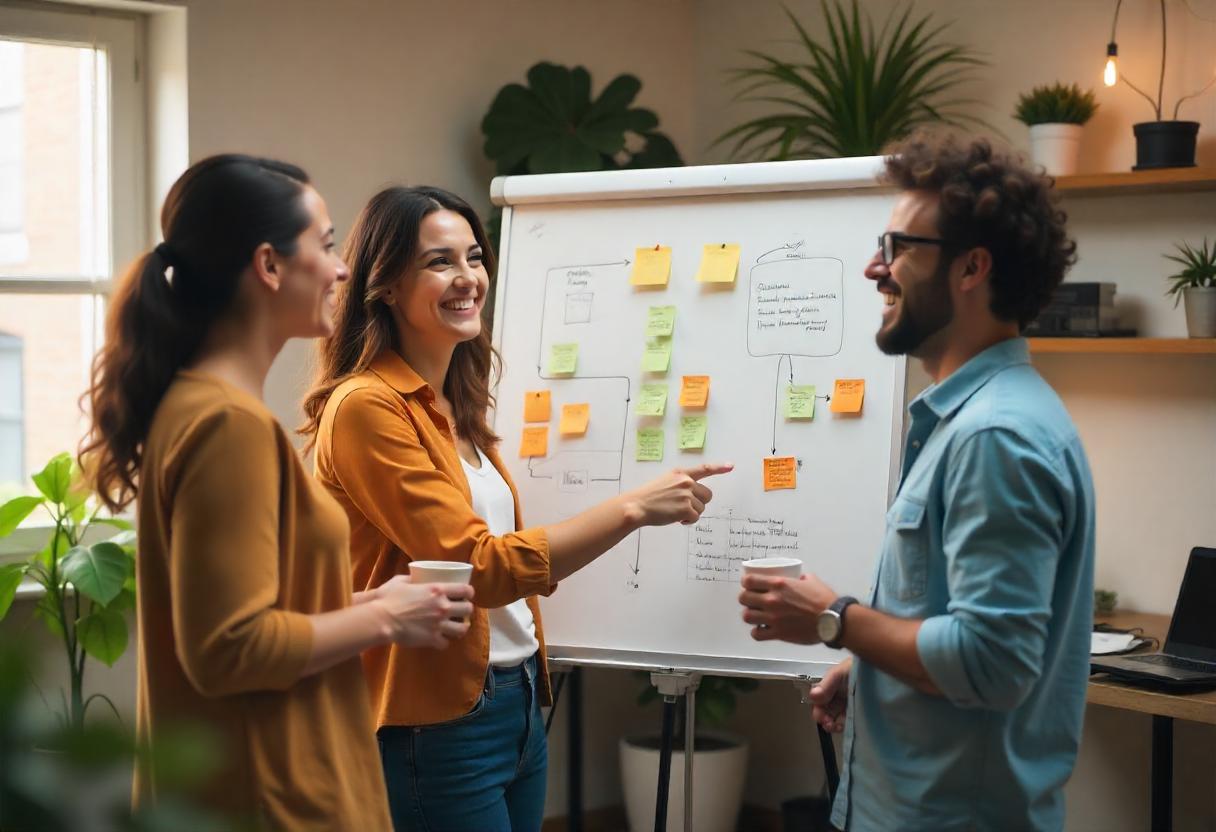 como validar uma ideia de negócio em grupo com quadro de ideias